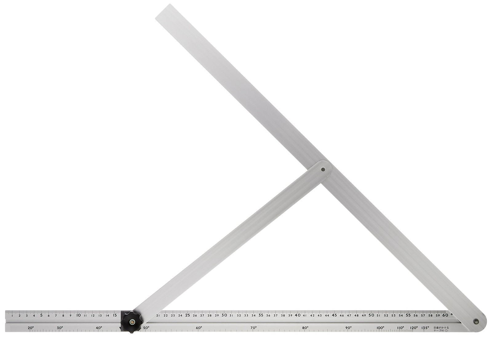 SHINWA 62662 Sliding Adjustable Precision Bevel 60cm Angle Scale