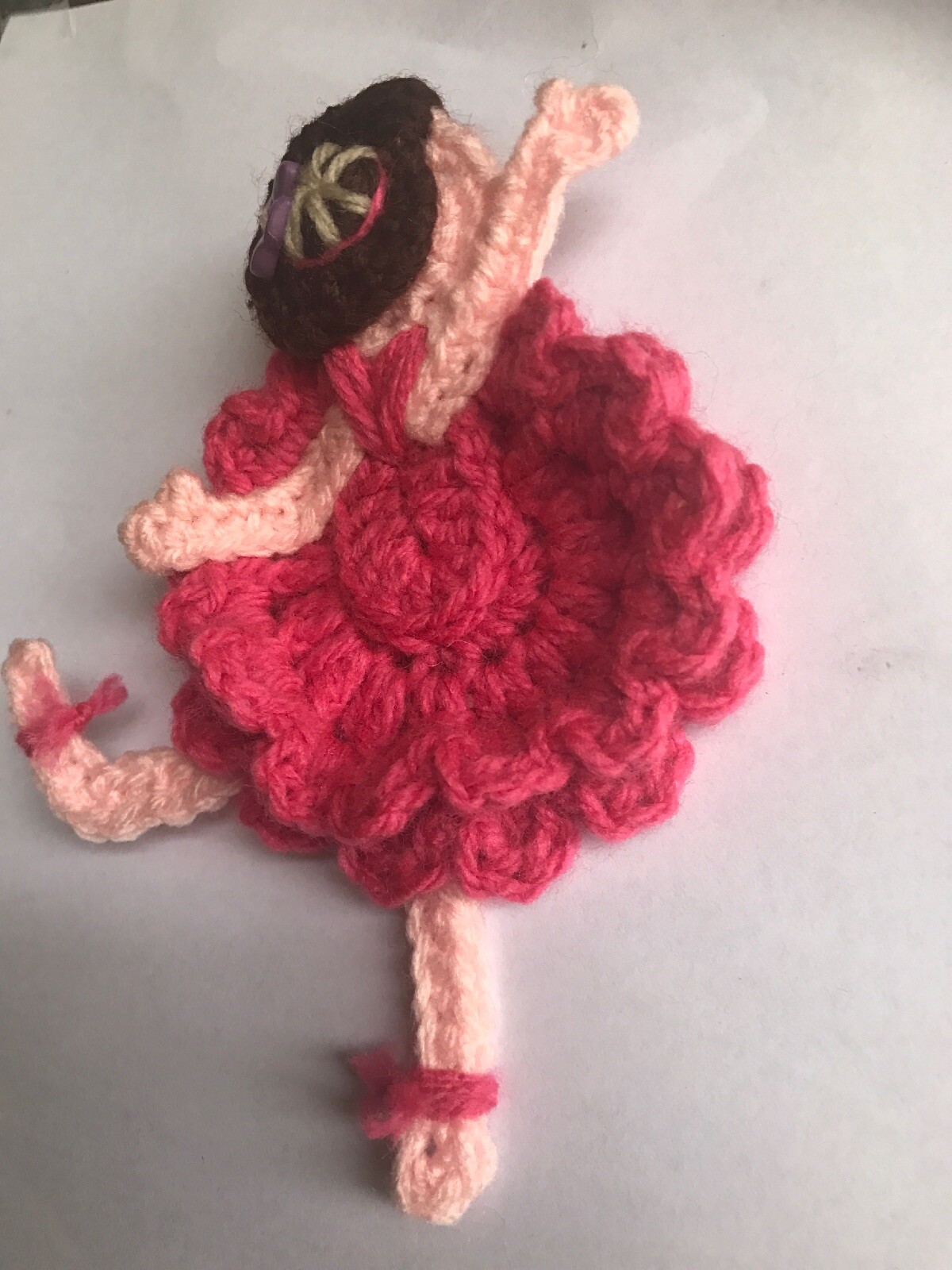 Ballet Girl Crochet Ballerina Applique For Scrapbooking Hair Clips Embellishme