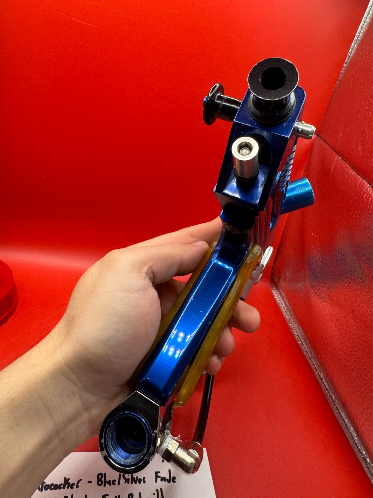 Shock Tech Vortex Autococker - Black/Silver Fade - Not Working