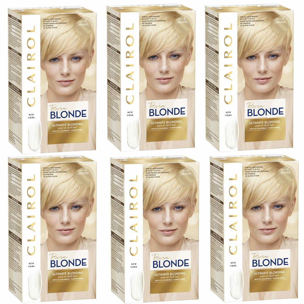 6-New NNE COTY HAIR Clairol Nice N Easy Born Ultimate Blonding Bleach Blonde Hai