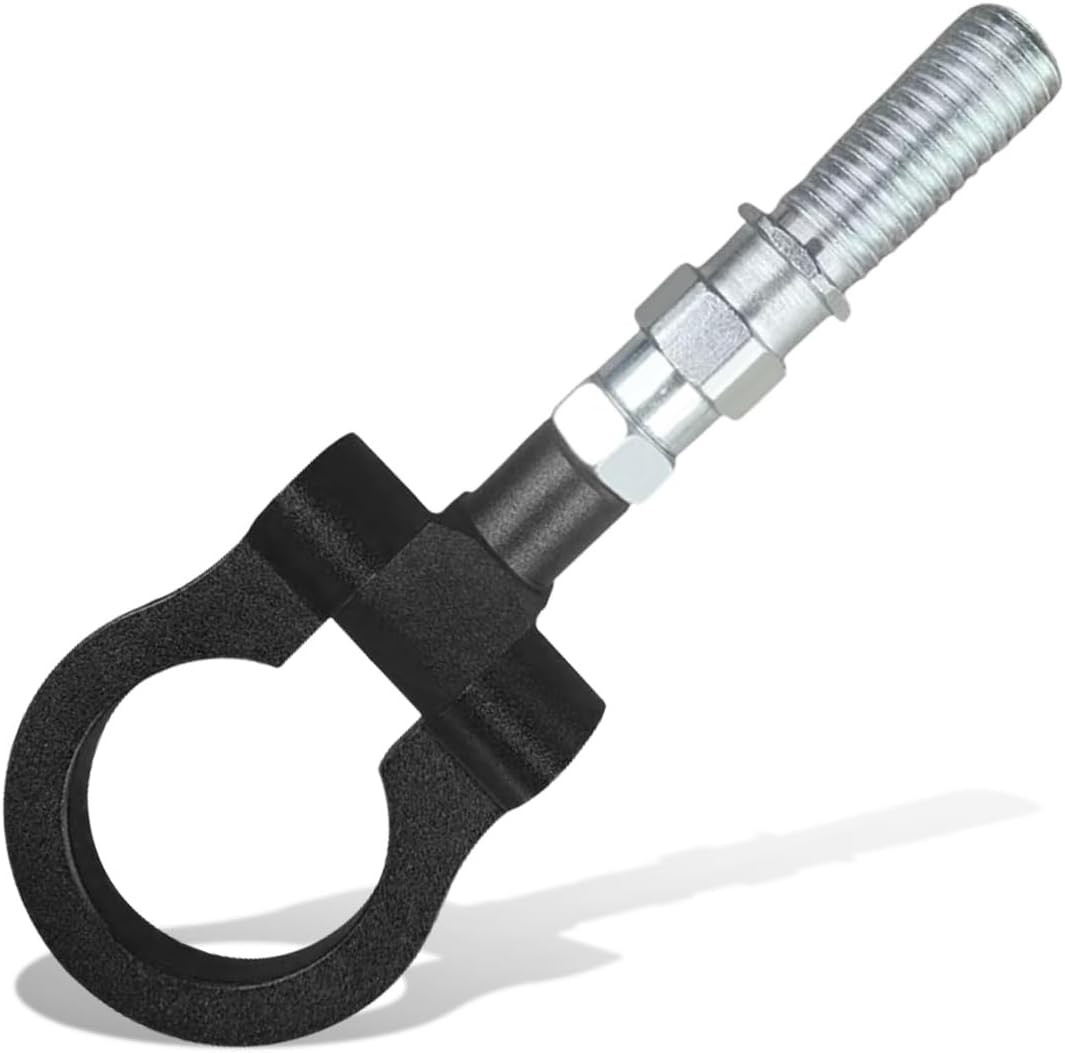 Car Front Bumper Tow Hook, Trailer Grappling Hook with Screw-In Design, Waterpro