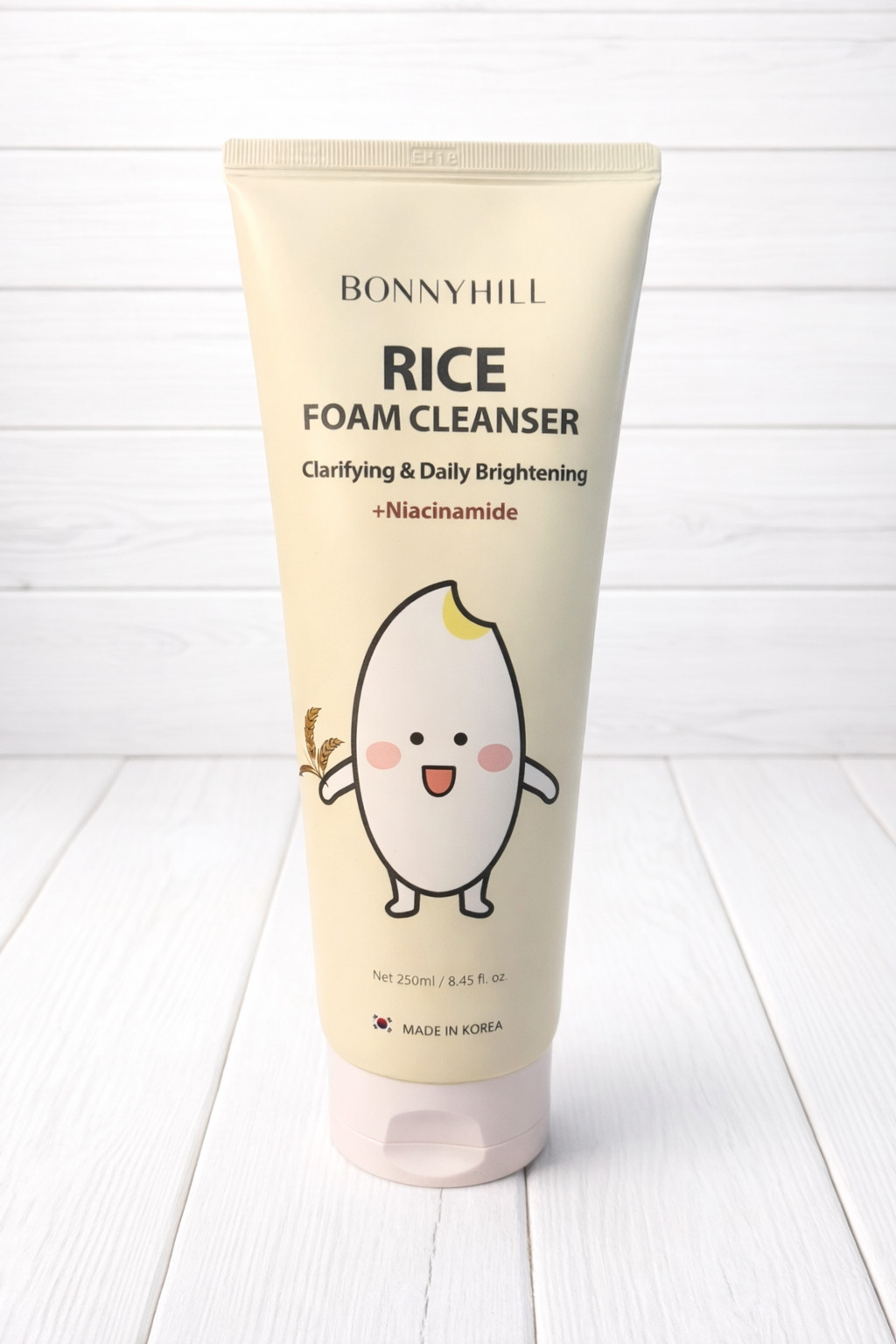 BONNYHILL KOREAN BEAUTY Rice Foam Cleanser + Niacinamide - JUMBO 8.45 Oz! - NEW!
