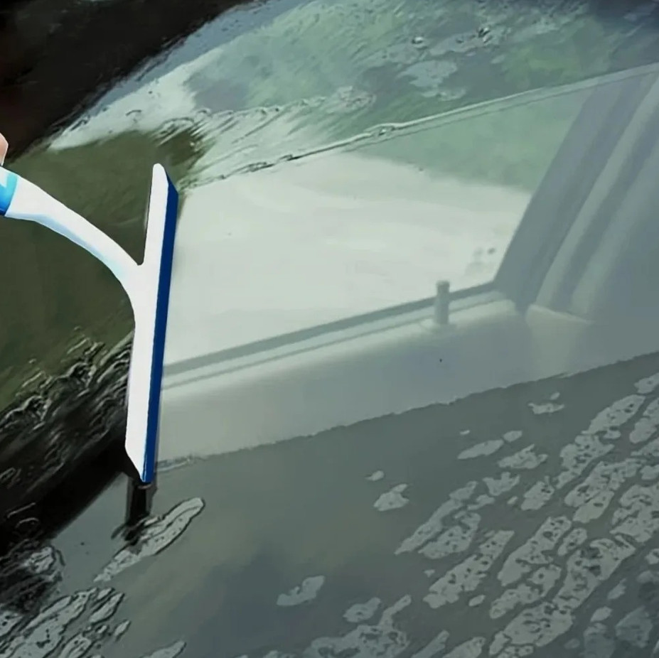 T-Style Car Snow Scraper Squeegee for Front & Rear Windshield Ice Removal