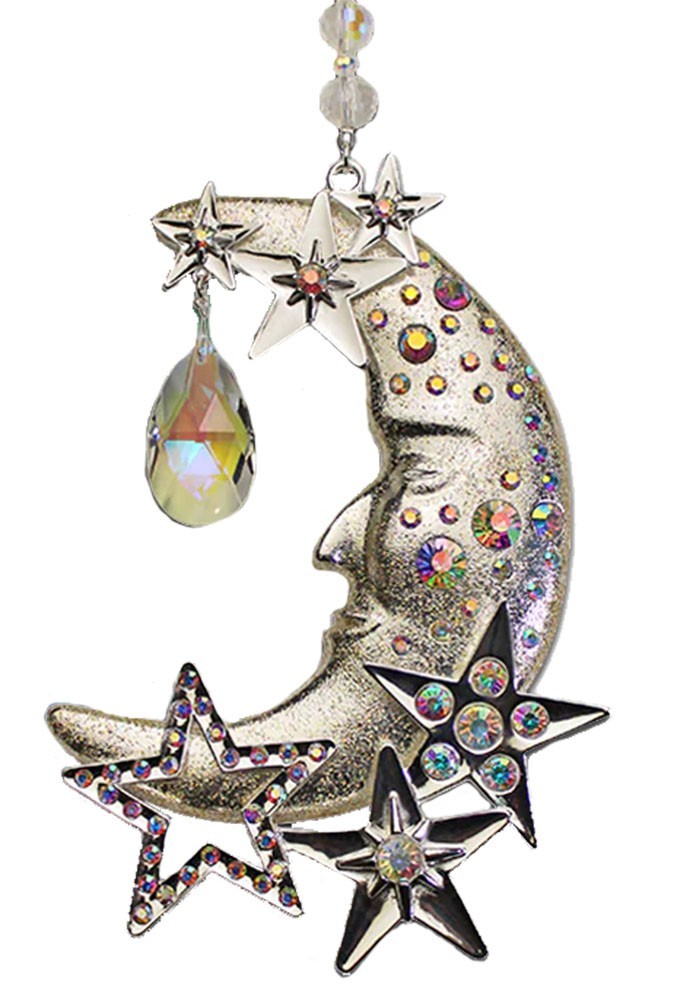 Kirks Folly Starlight Moondust Super Shimmer Ornament silvertone