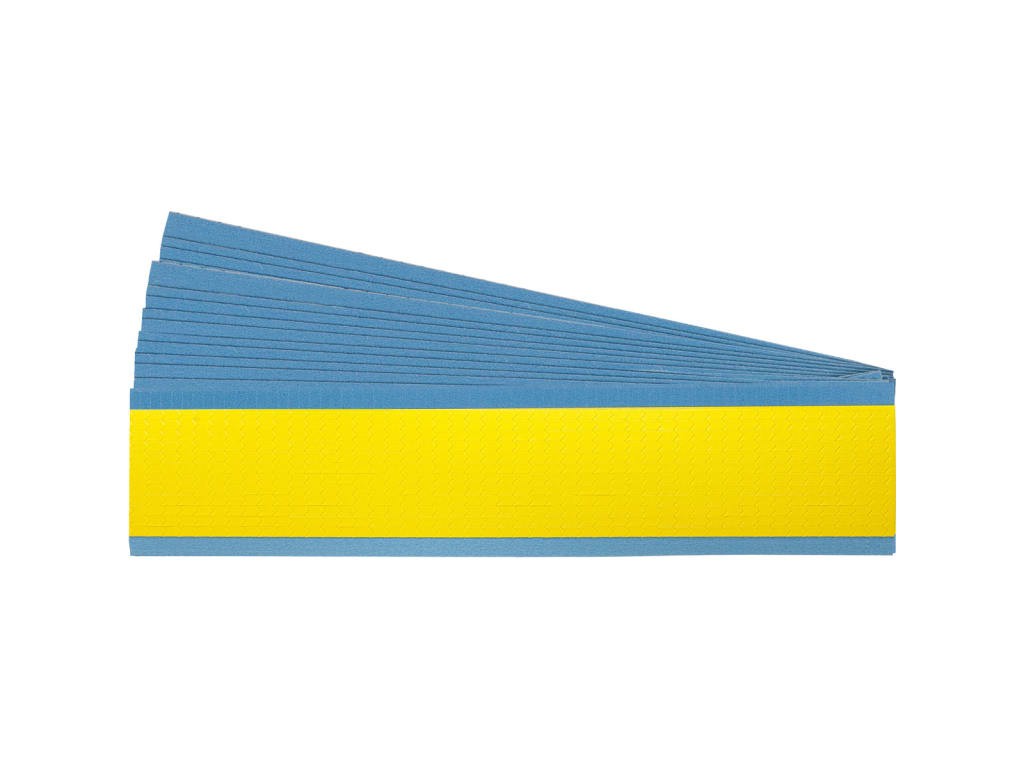 Brady DIA-250-YL - Die Cut Inspection Arrows, 0.125' H x 0.25' W, Vinyl Cloth,