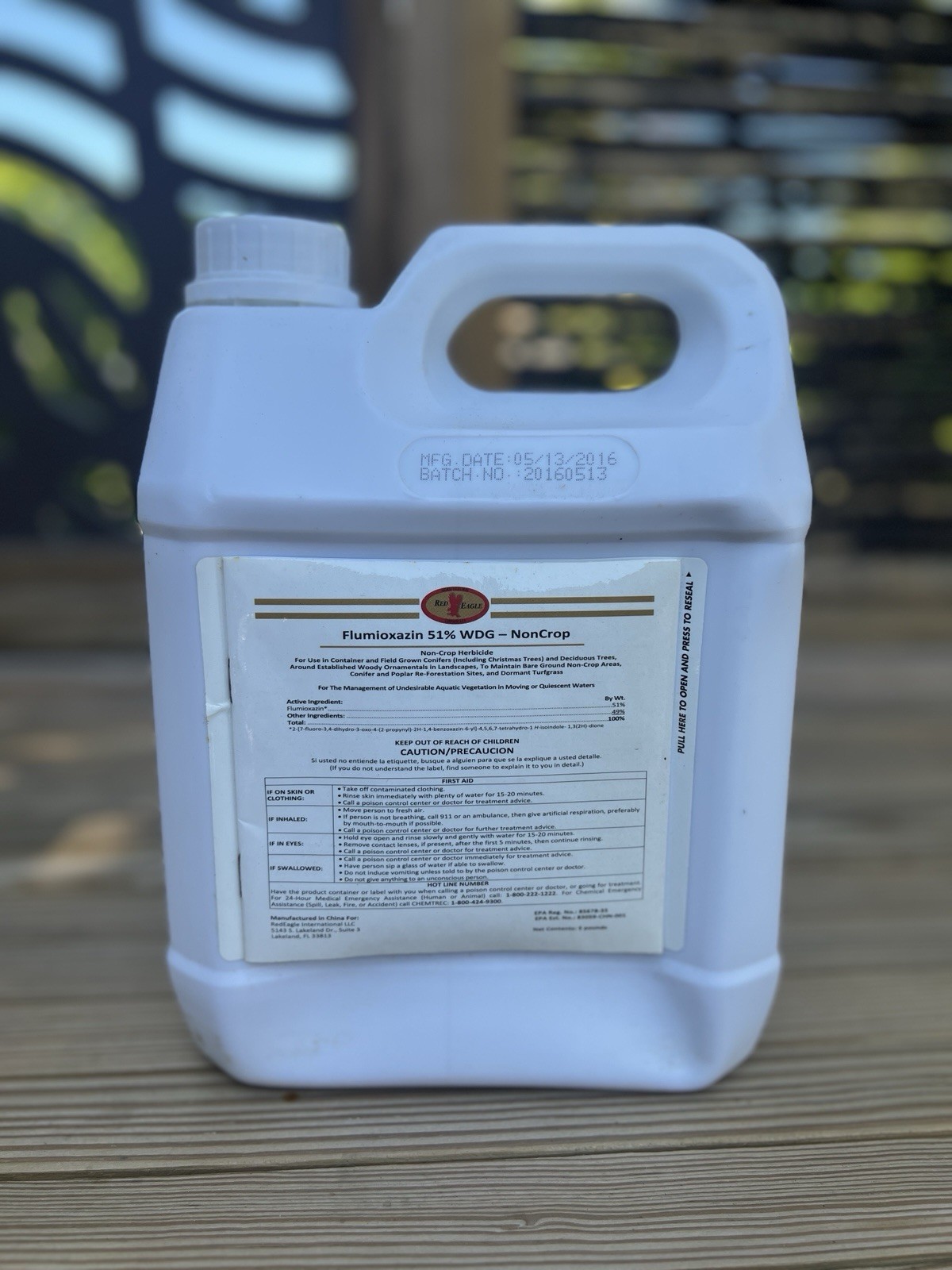 Flumioxazin 51% WDG NonCrop  - 5LB