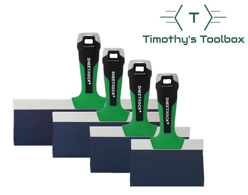 USG Matrix Blue Steel Finishing Knives Pack of 5 (6'', 8'', 10'', 12'', 14"')