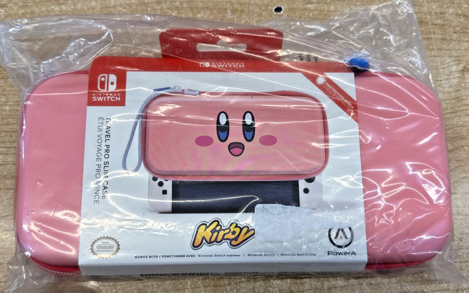 ** NEW PowerA Protection Case for Nintendo Switch - Kirby Face FREE SHIPPING!!