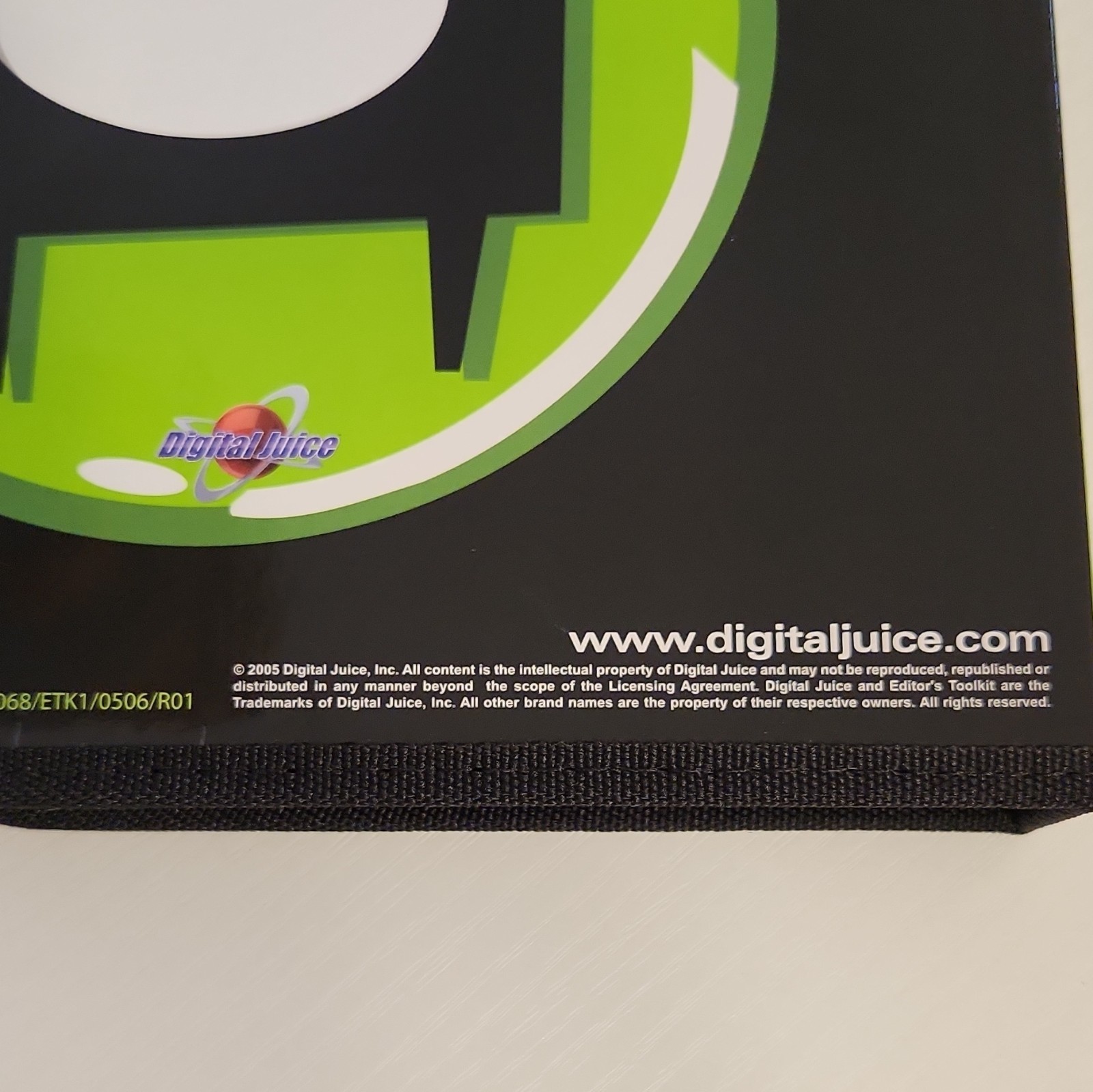 Digital Juice Editor's Toolkit 1 Multimedia Tools CD Set w/ Case & Visual Index