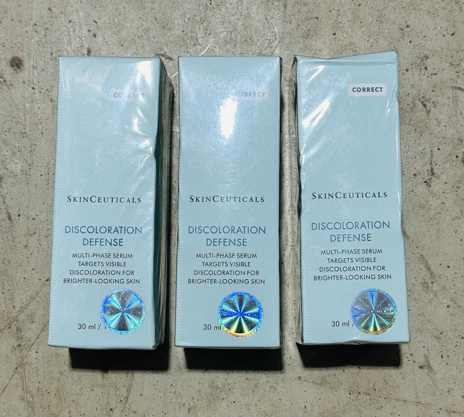 3x 'SkinCeuticals' Discoloration Defense Dark Spot Corrector Serum 1 fl oz. 30ml