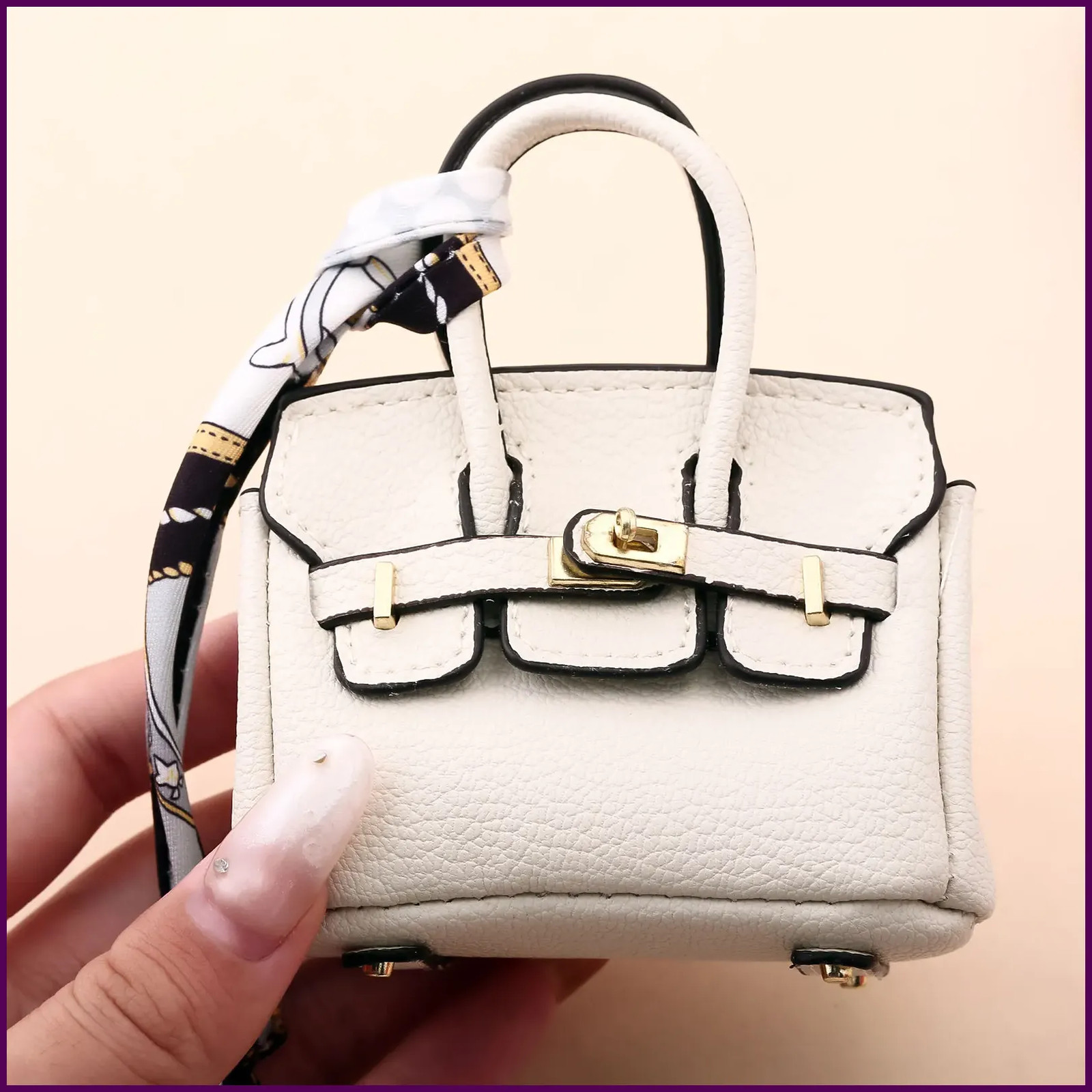 Mini Bag Pendant Small Keychain Case Accessory Family Mini Earphone Bag