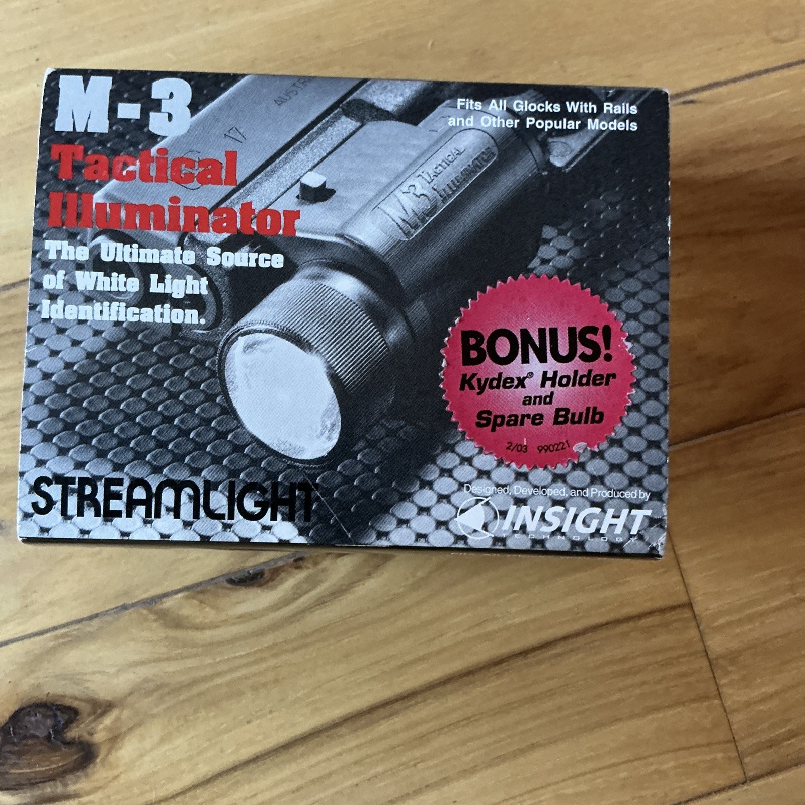NEW Streamlight M3 Tactical Illuminator Flashlight picatinny Rail 1913 Glock M&P
