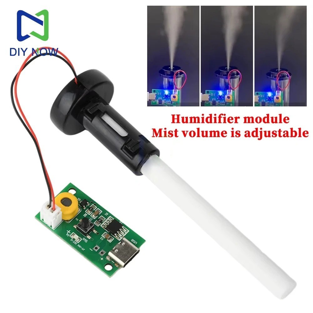 USB Type-C Adjustable Mist Maker Module 3-Level Spray Humidifier Fogger Atomizer