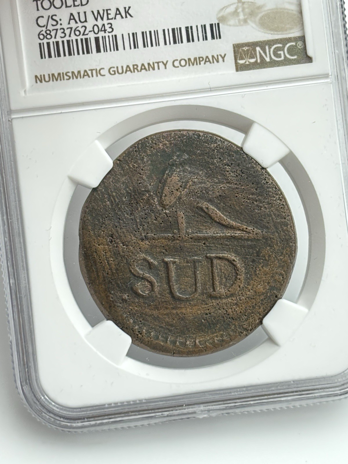 1812 Mexico 8 Reales Oaxaca SUD Morelos Counterstamp XF Details Tooled Rare