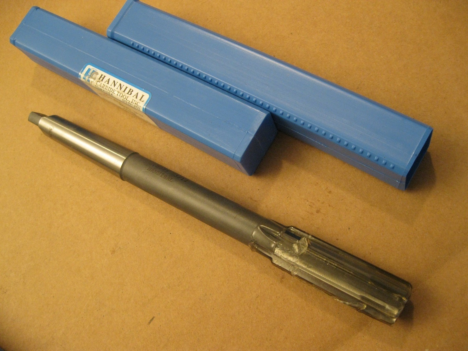 .8075" Carbide Tip #2MT Shank Reamer,6 Flute, Hannibal Carbide
