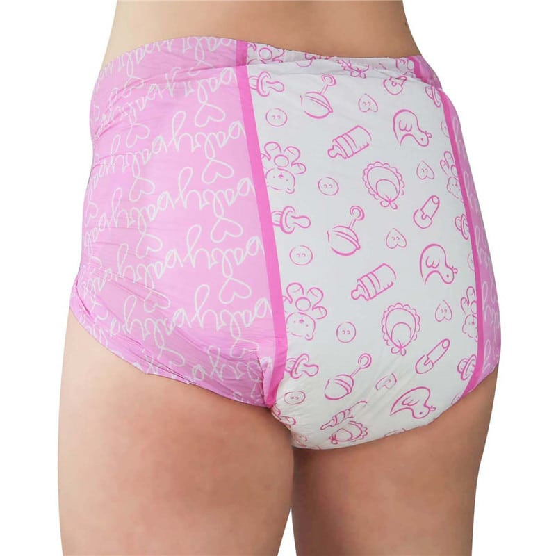 *2 PC* Little for Big Nursery Pink Adult diaper Sampler