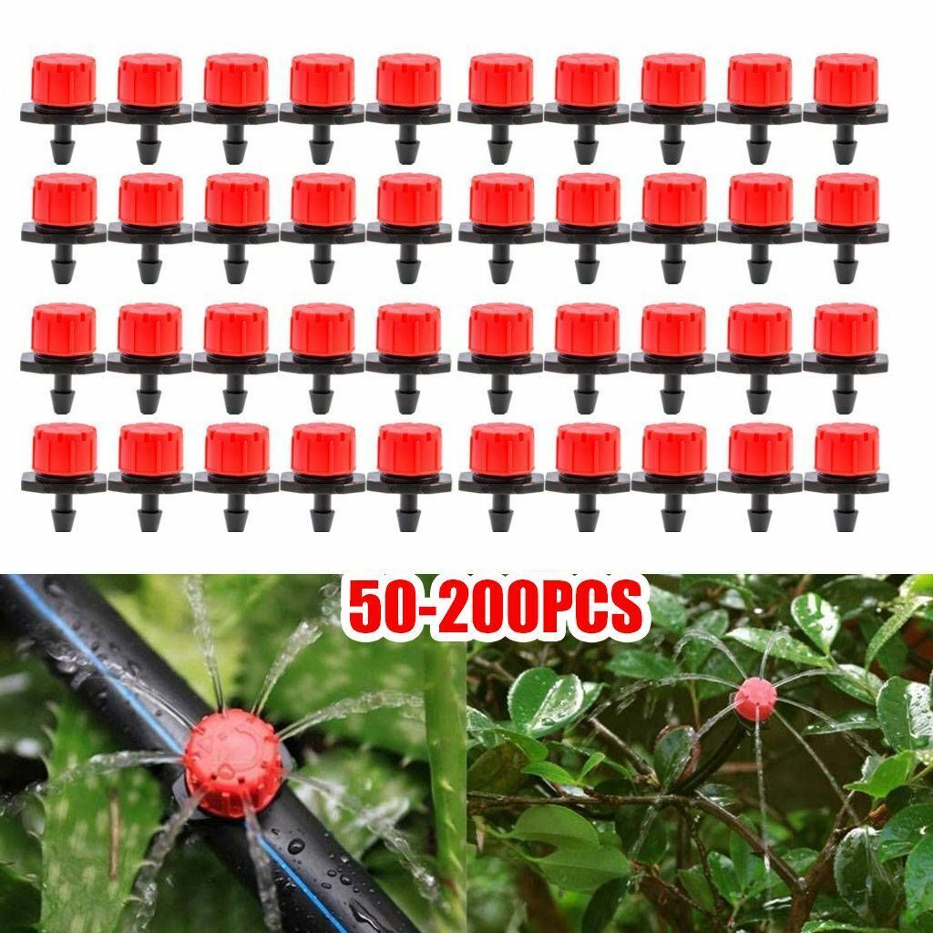 50-200 Adjustable Garden Irrigation Mist Micro Flow Dripper Water Hose Drip Head