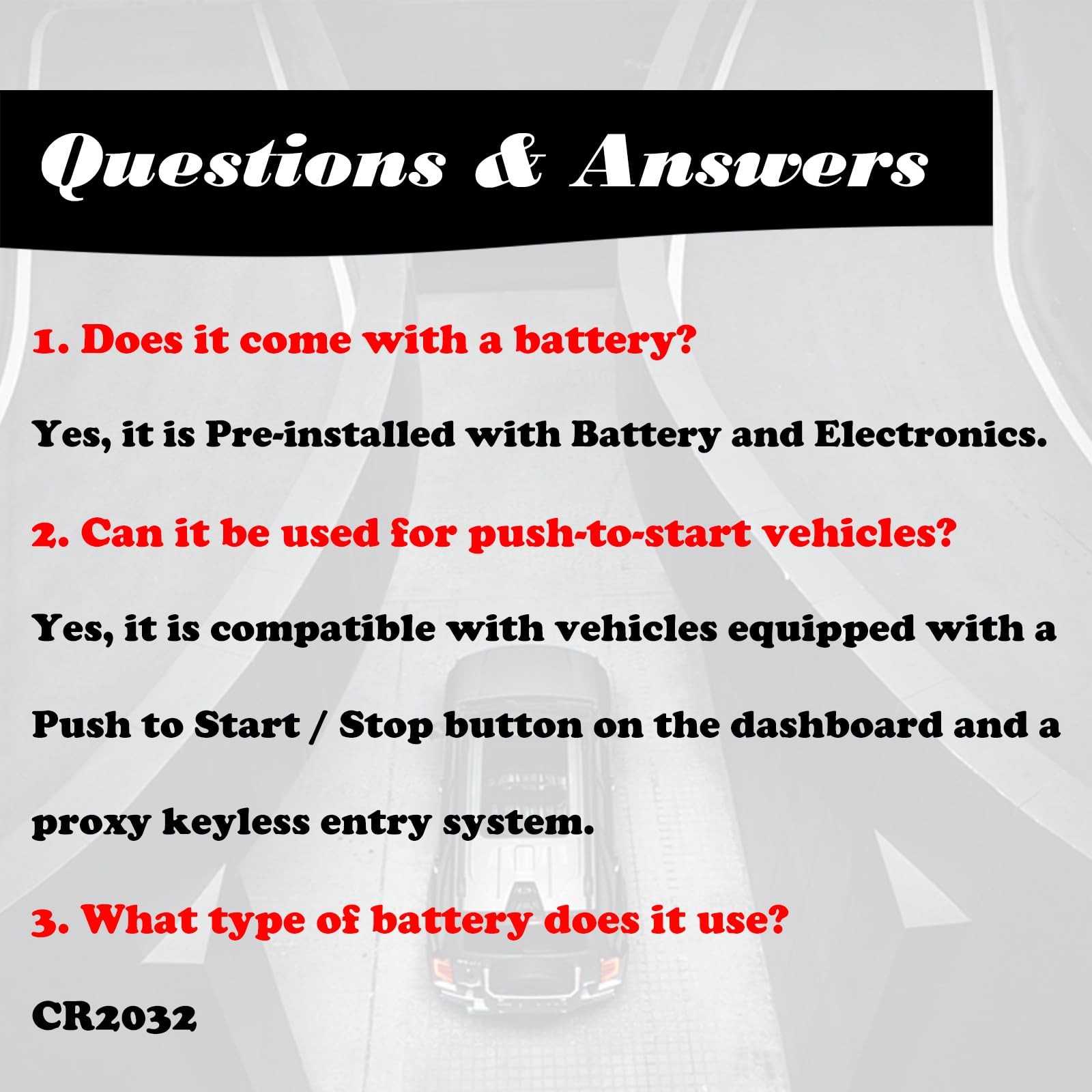 MechanMagic Replacement Car Key Fob Smart Proximity Keyless Entry Remote Cont...