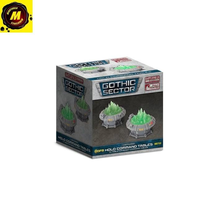 Gothic Sector: Castograd Holo Command Table (x2) -#BB732 - Sci-fi Terrain