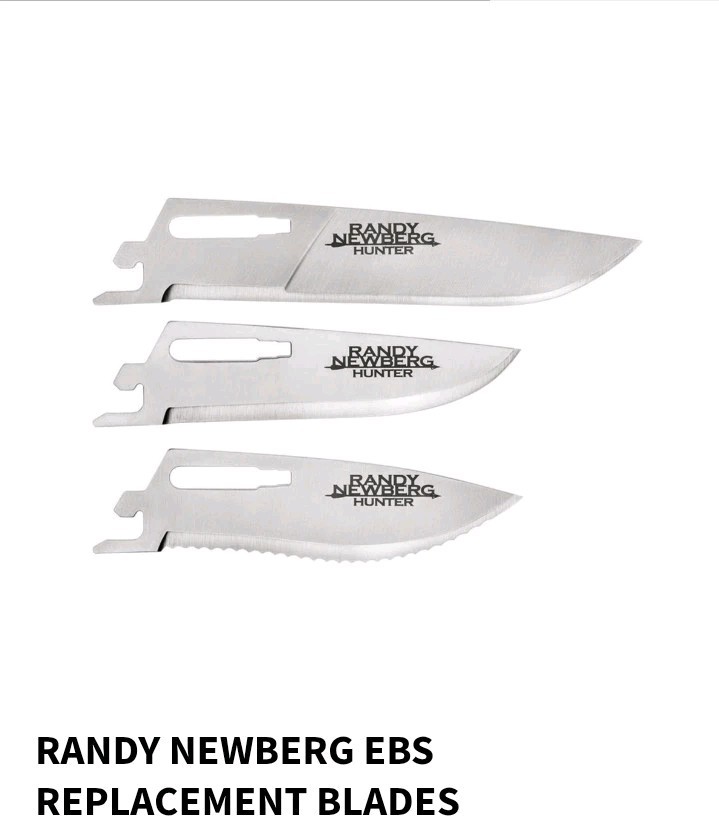 Gerber Randy Newberg EBS Replacement Blades 3 PK 440C S.S. Blades