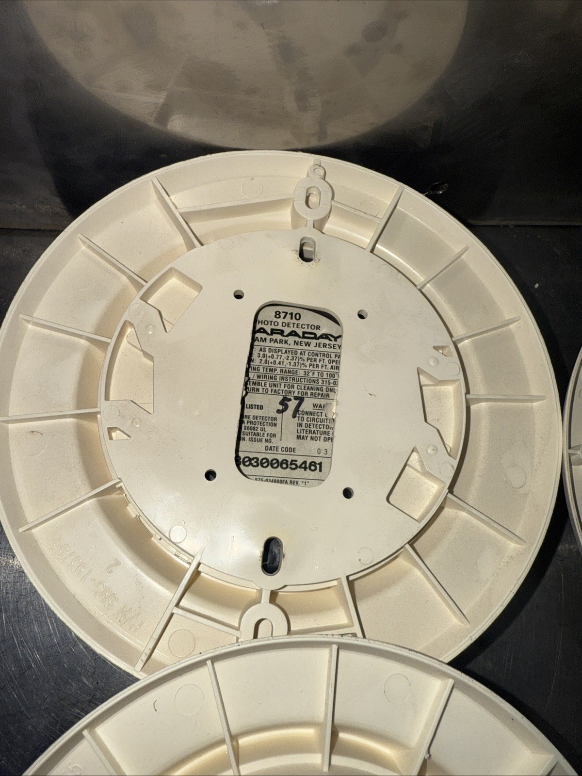 Faraday 8710 Smoke Detector Pre-owned Functional Condition
