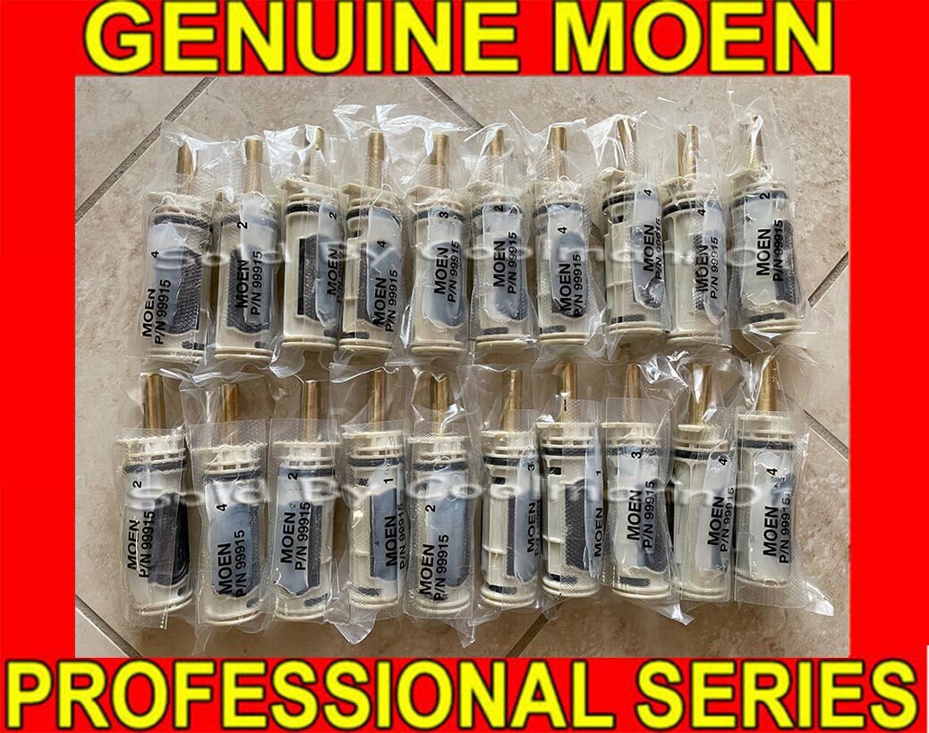 20 NEW! GENUINE MOEN 1222/1222B POSI-TEMP Shower OEM Cartridge LOT 158084/85 USA