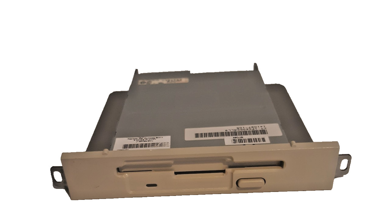 VINTAGE FLOPPY 5.25" X 1" BEIGE FACE, METAL TRAY W/ TEAC 3.5 DRIVE, FD-235HG