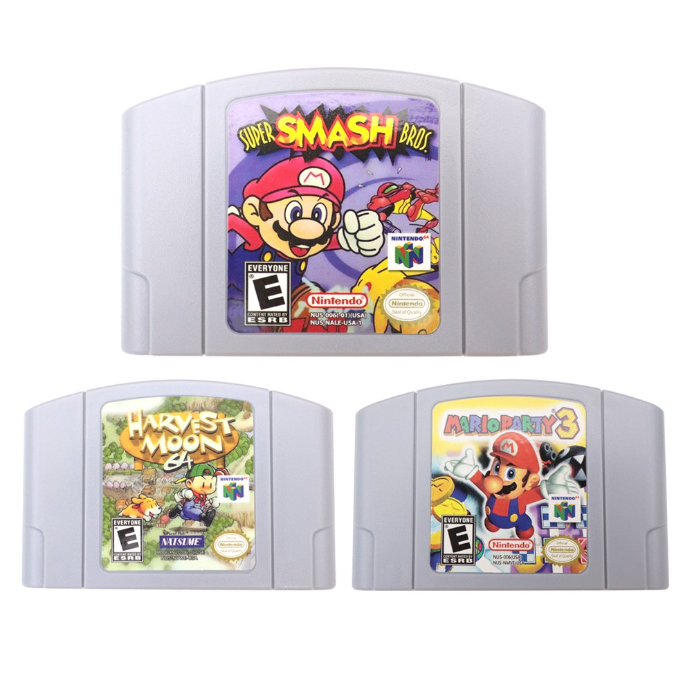 Game Cartridge Console Card - For Nintendo N64 - US Version