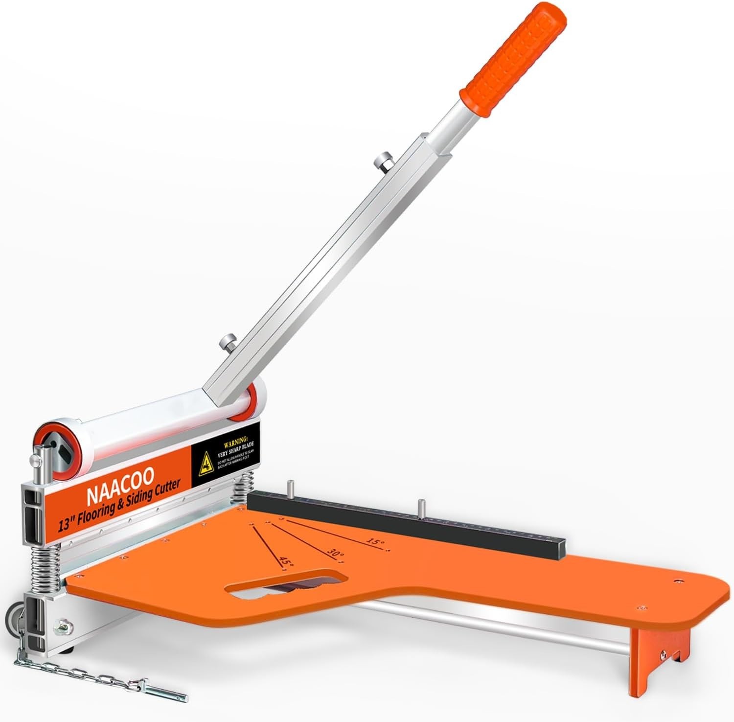 NAACOO Laminate/Vinyl Floor Cutter, 13” Vinyl Plank Cutter with Wheel