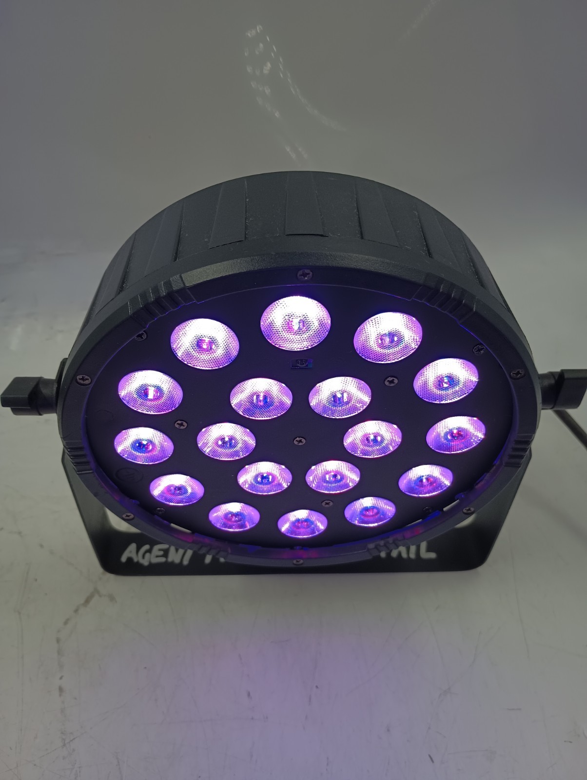 Stagg Flat ECOPAR 18 RGB LED Spotlight Black -TESTED - EB-20487