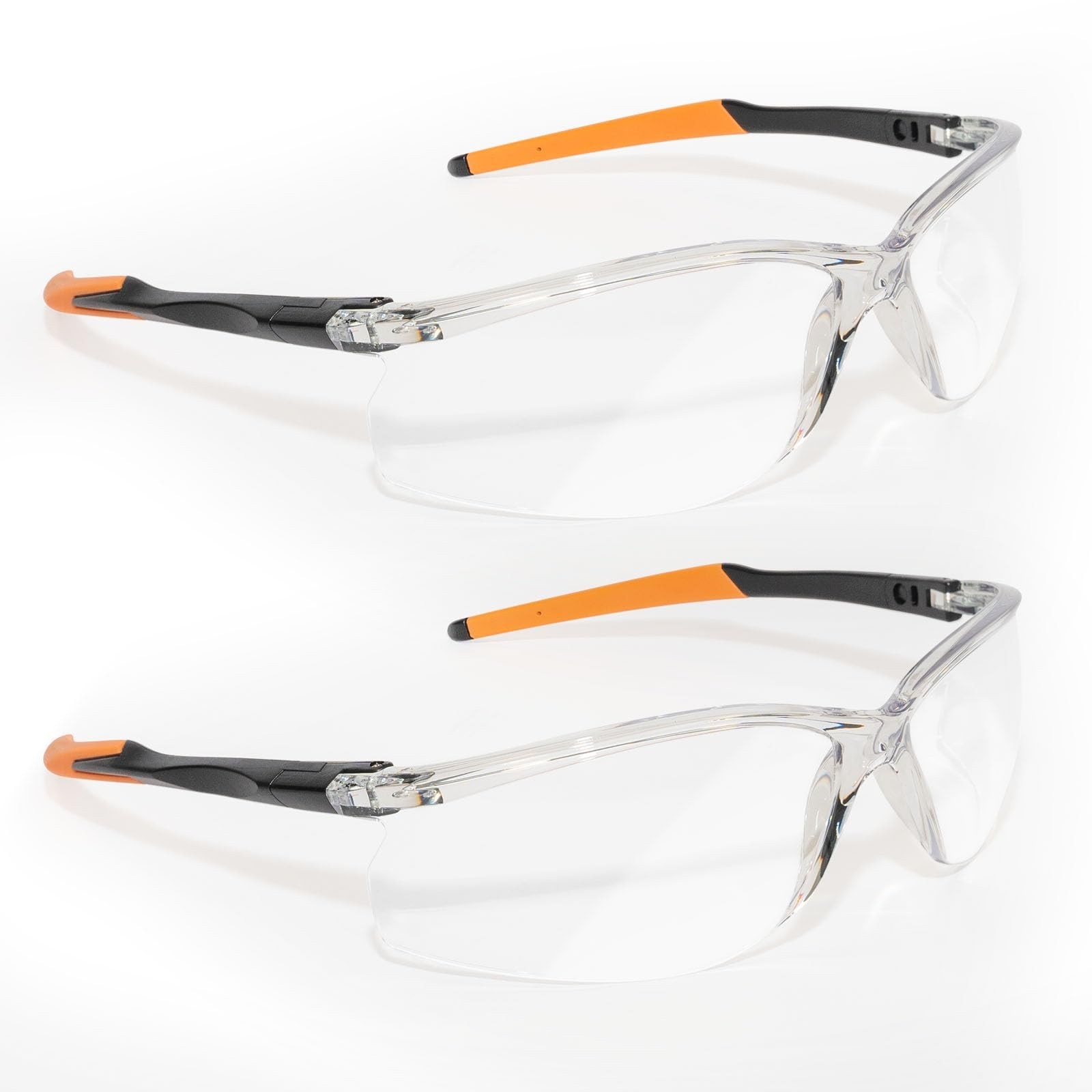 2 Pack VICOGARD Premium Clear Safety Glasses for Men and Women with Anti-Fog ...