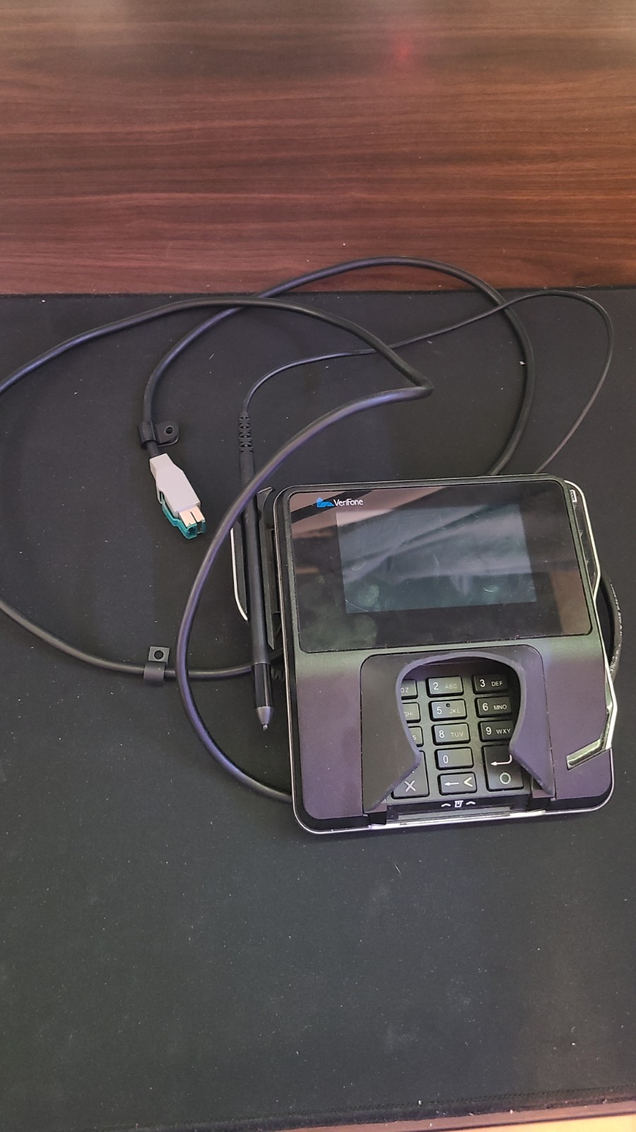 Verifone MX915 POS Pin Pad with Stylus, Keypad and Stand
