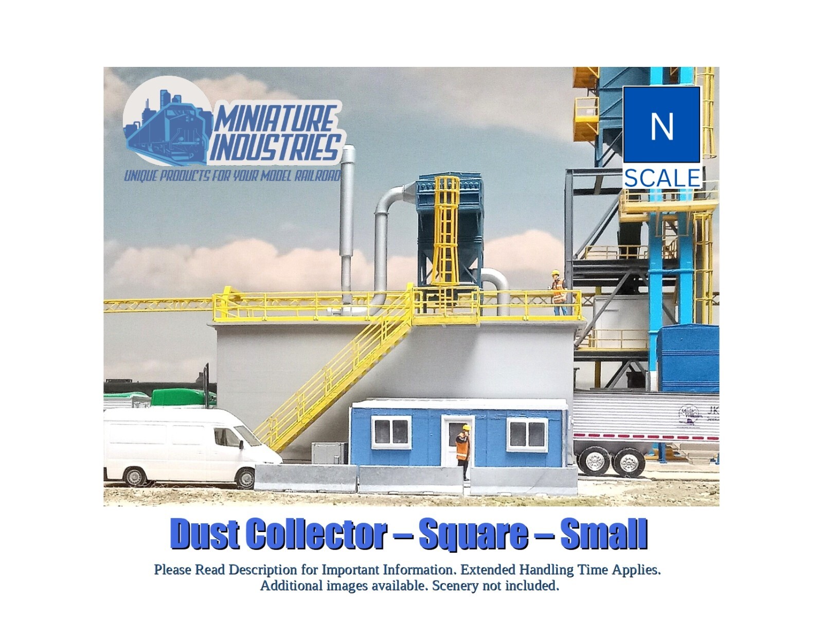 N Scale Dust Collection Sq. S. Kit for Grain Elevator Structures 1:160
