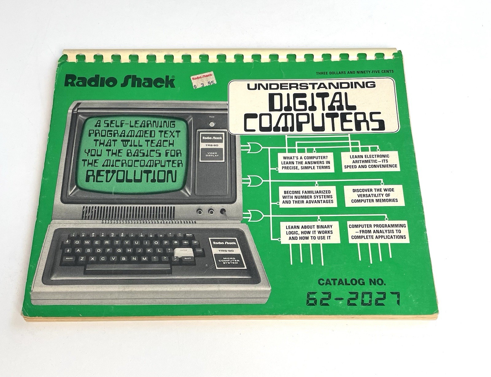 Vintage Radio Shack Understanding Digital Computers Manual 1980 TRS-80 62-2027
