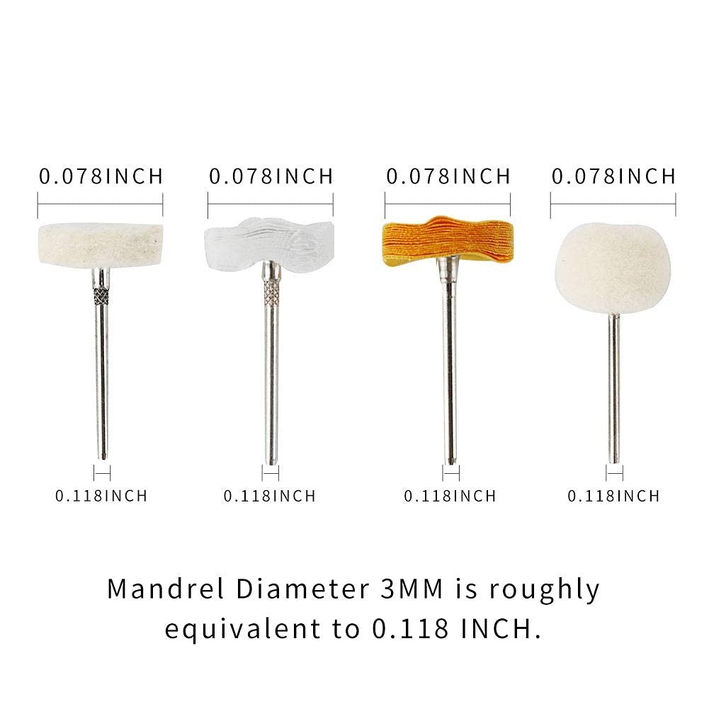 Polishing Buffing Wheels Kit for Drill Little Buffer Wheel Bits Rotary Tool A...