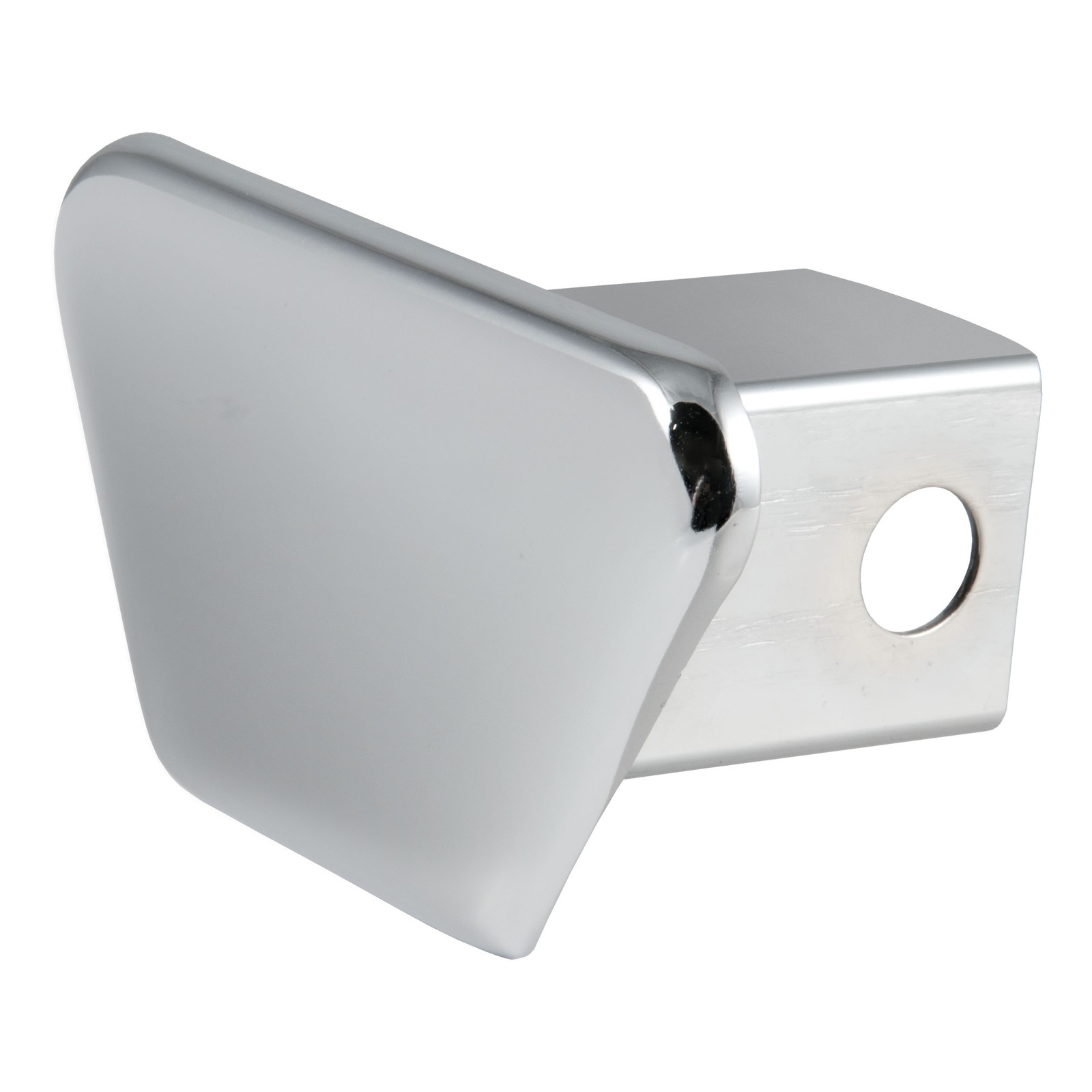 CURT 2in Chrome Steel Tube Cover fits 2in Receiver Trailer Hitch