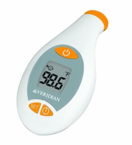 Veridian Deluxe Temple Touch Digital Temperature Thermometer, Portable 3.9" Long