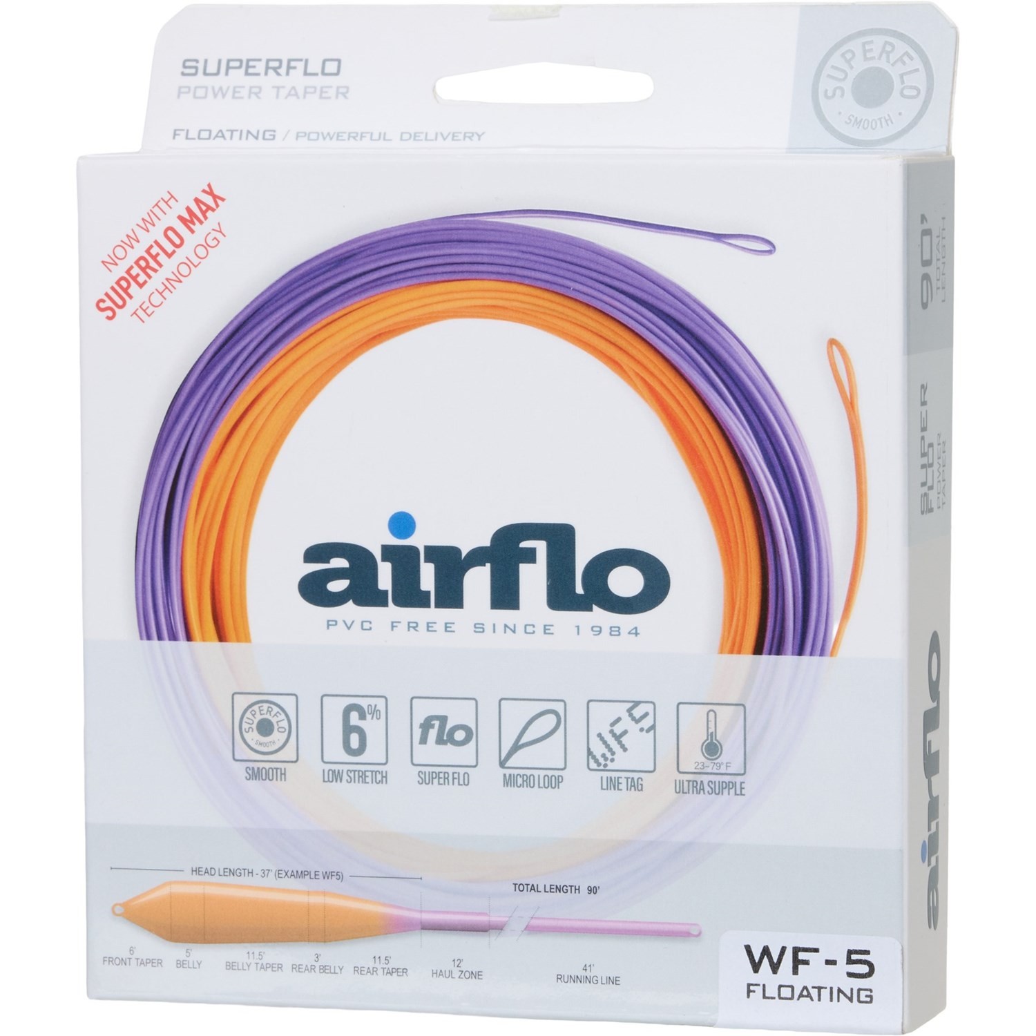 Airflo Superflo Power Taper Freshwater Fly Line - Weight Forward