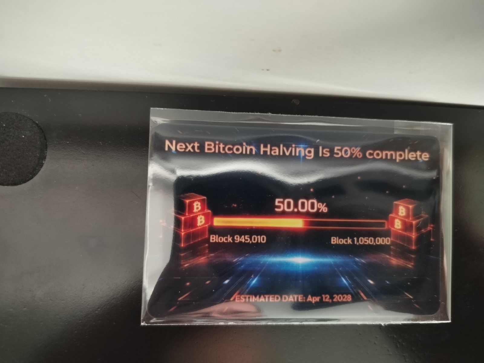 Ballet Bitcoin Cold Storage Wallet Bitcoin Halving 50% Complete Block New/Sealed