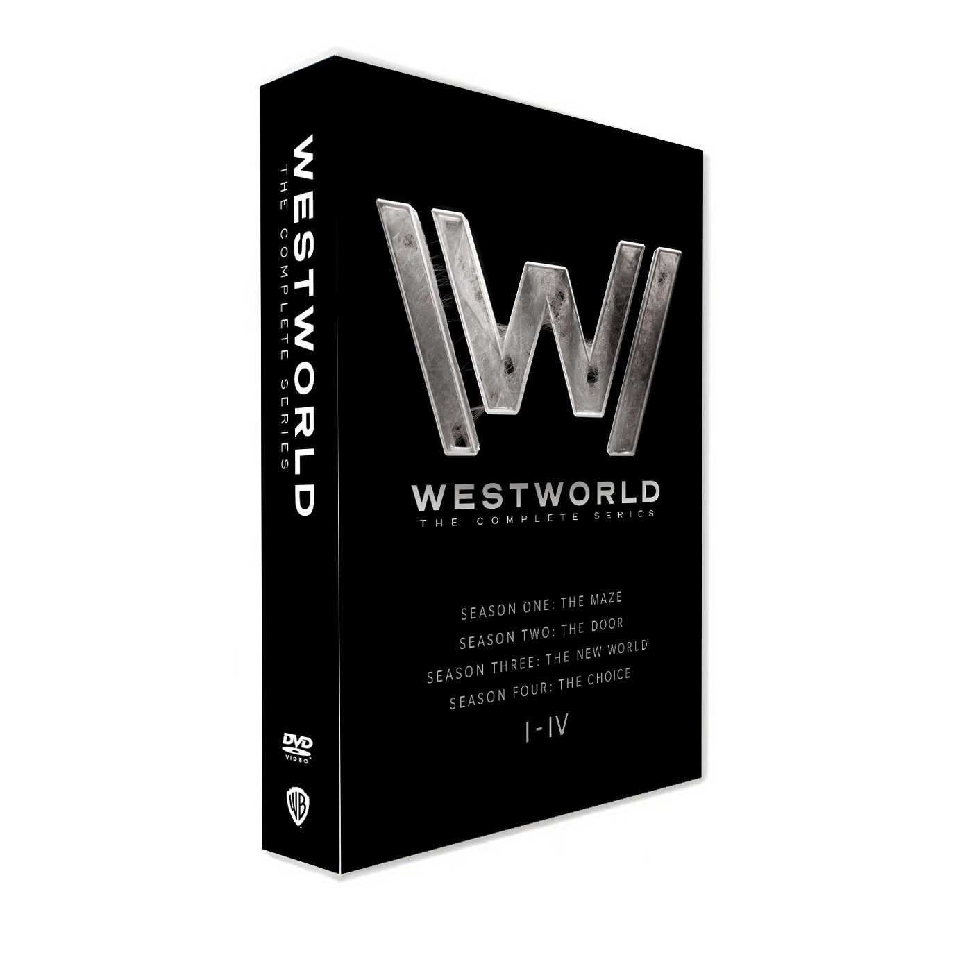 WESTWORLD The Complete Series DVD Seasons 1-4 HBO Sci-Fi Drama 12-Disc Brand New