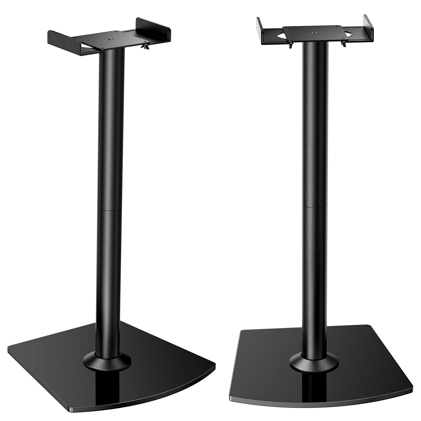 Perlegear Universal Speaker Stands Pair with Cable Management, 33.6 inch Spea...