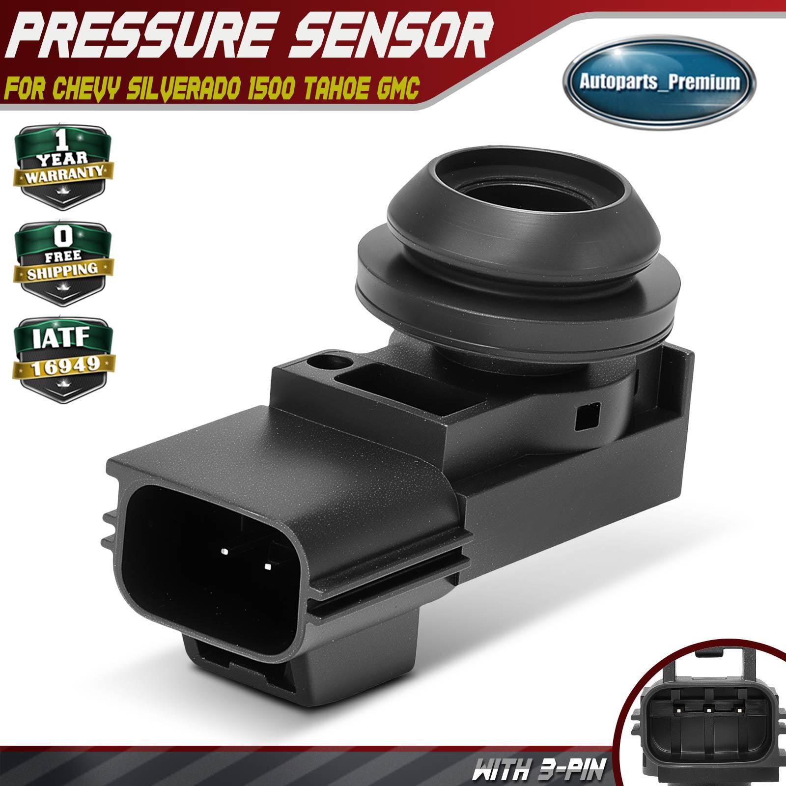 Power Brake Booster Sensor for Chevy Silverado 1500 Tahoe GMC Sierra 1500 Buick