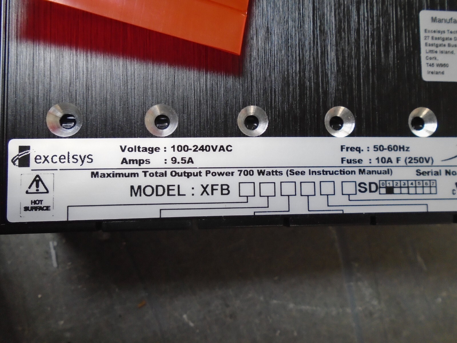 Excelsys XFBSD1 Power Supply