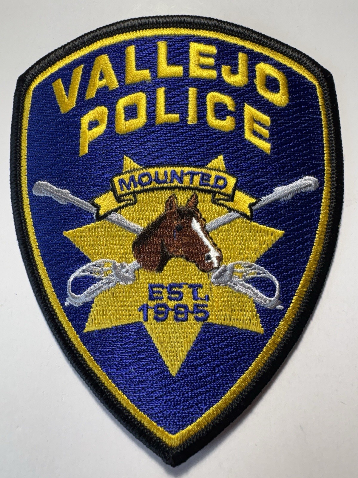Vallejo California Mounted Police Patch