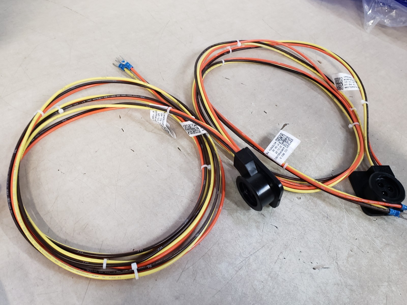 Lot of 2 - Copeland Carrier SA8958 Compressor Plug Harness 7ft Length