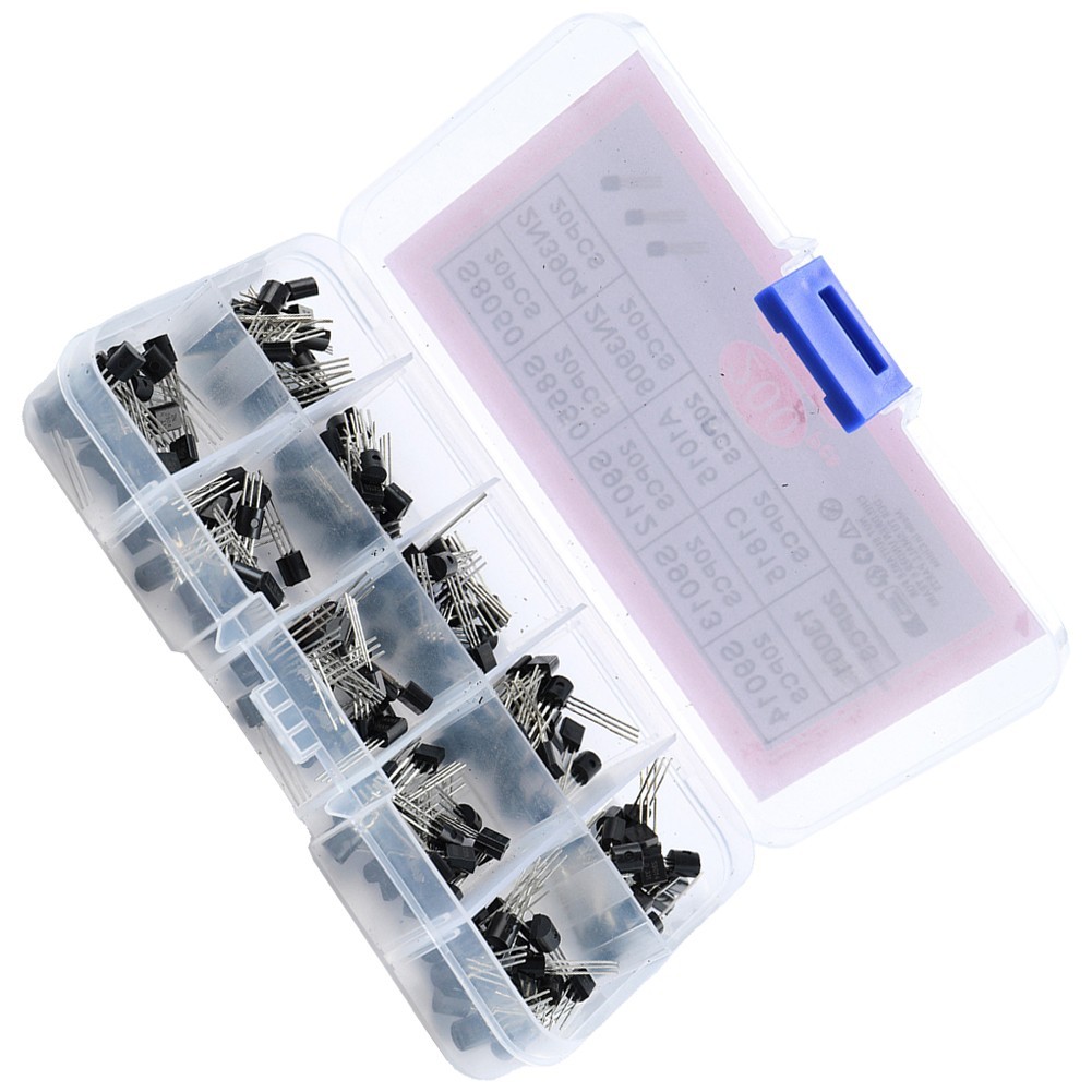 200PCS TO92 Transistors 10 Different Types 20PCS Each for Electronics DIY Work