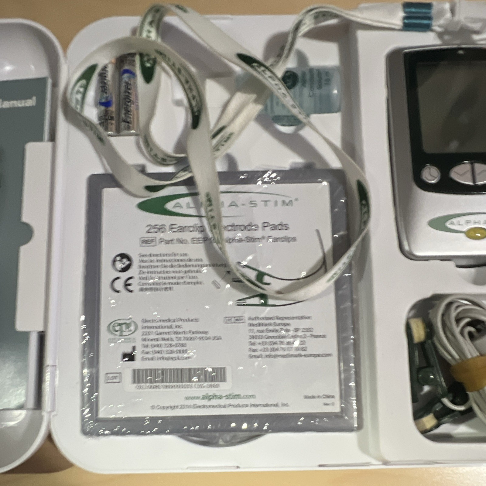 Alpha-Stim AID Device Kit Tested & Working