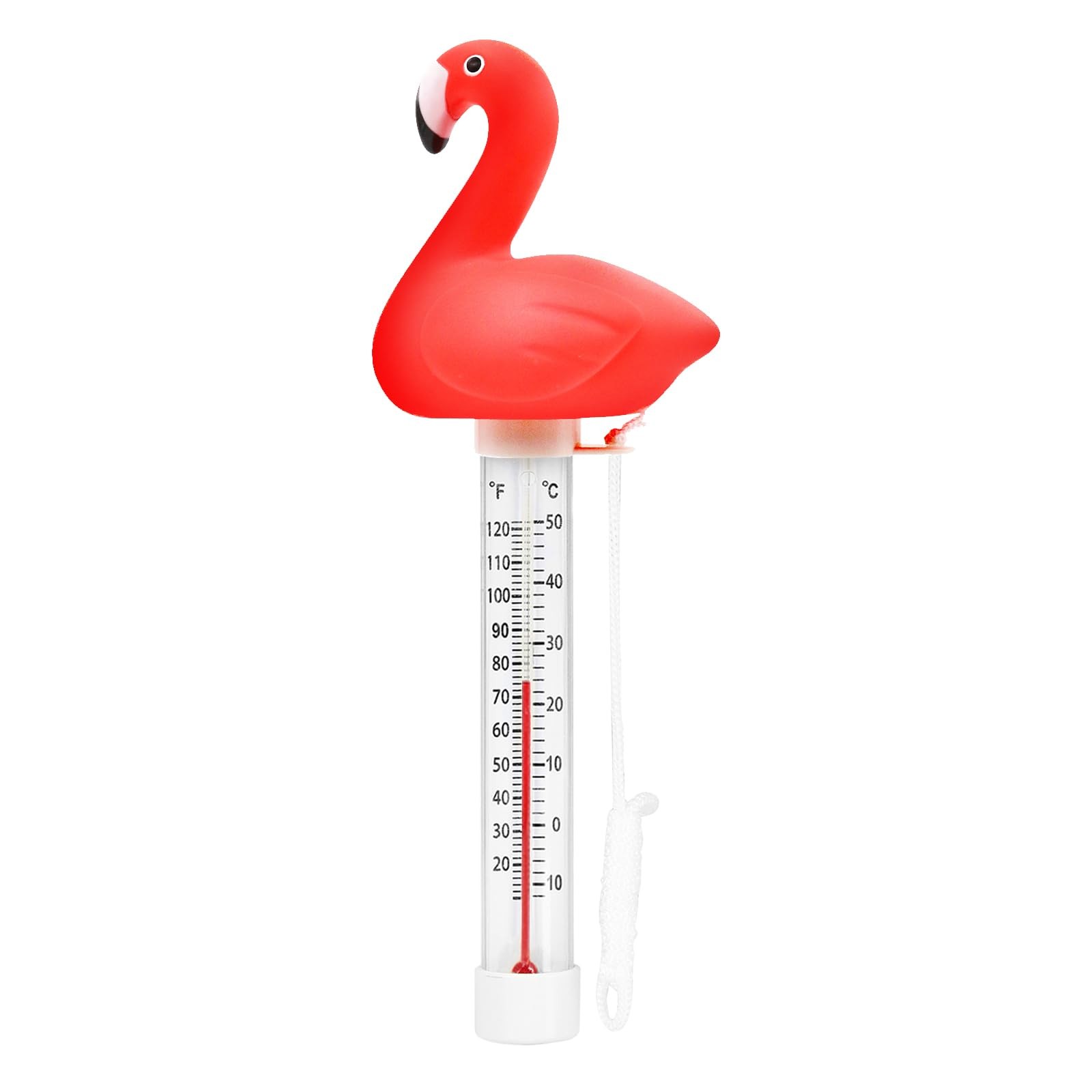 XY-WQ Floating Pool Thermometer, Large Size Easy Read for Water Red
