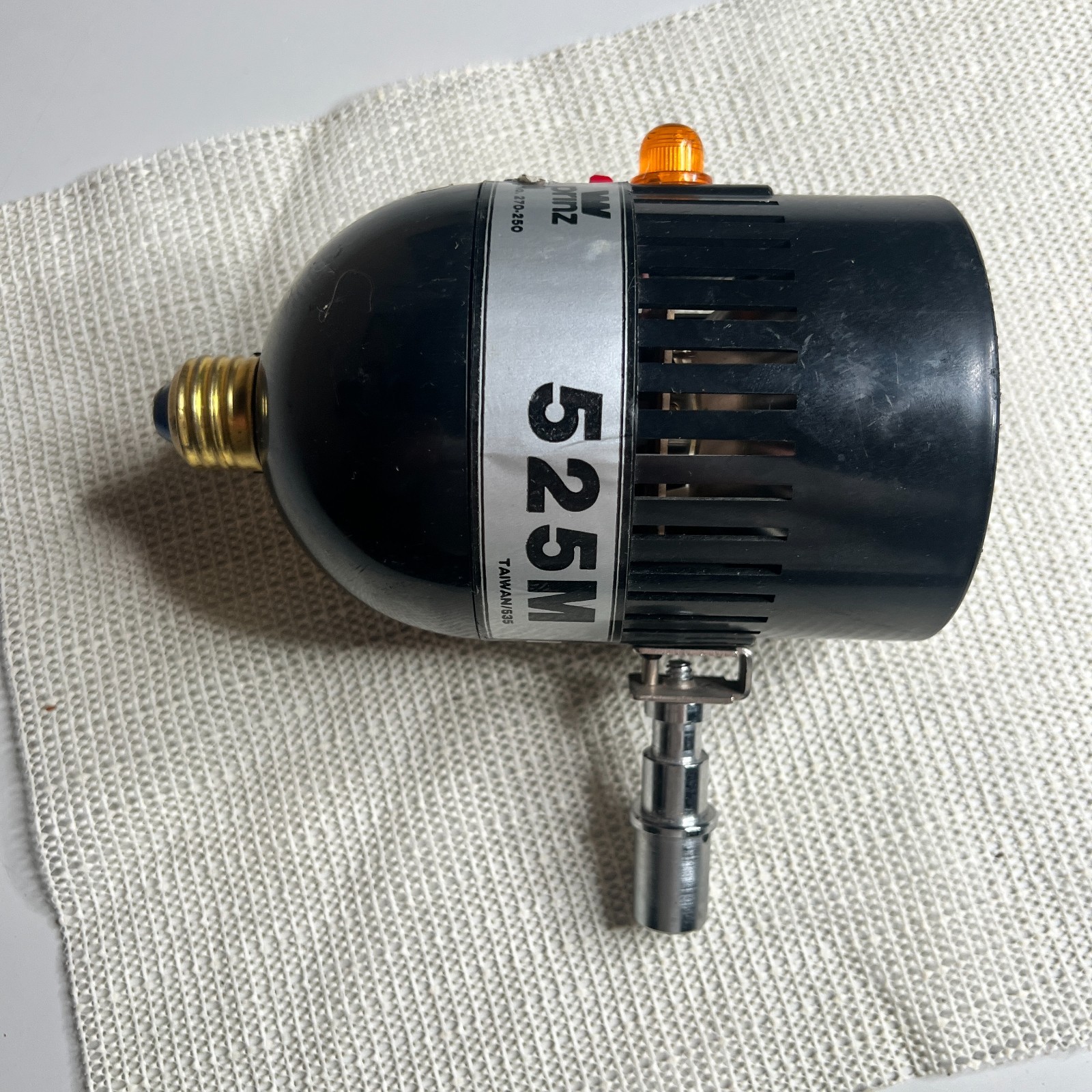 Vintage PRINZ 525M Studio Flash Head w/ Reflector & Mount