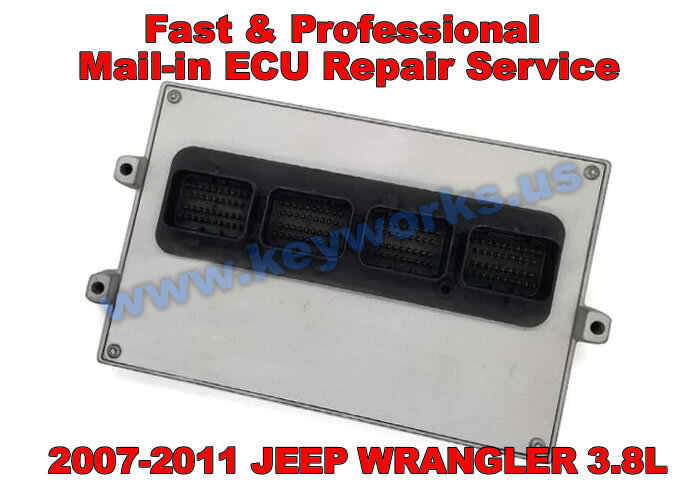2011 JEEP WRANGLER 3.8L - JK- Fast & Professional ECU,PCM REPAIR SERVICE